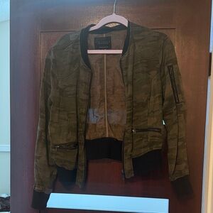 Sanctuary Camo Bomber Jacket